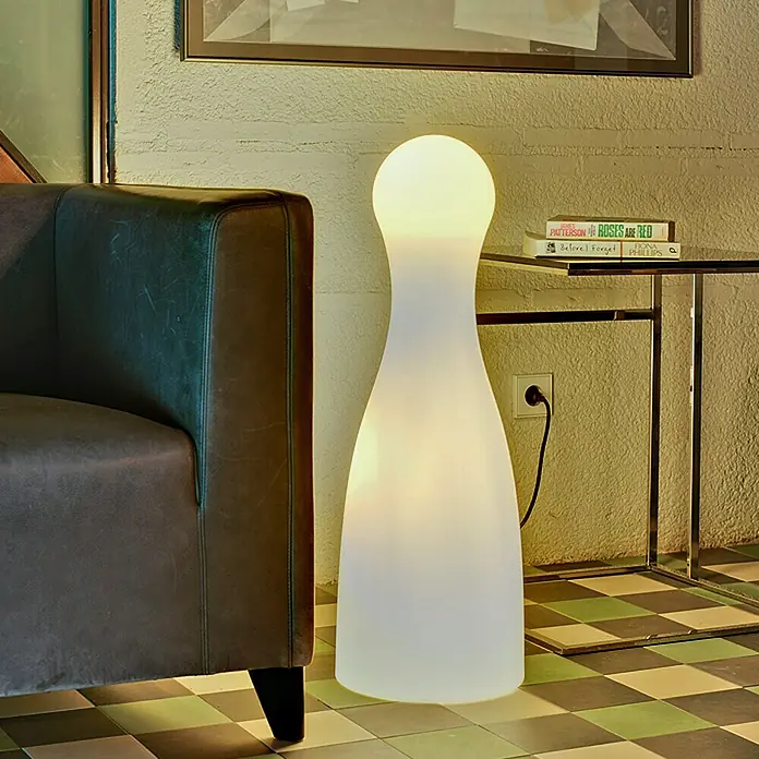 Design-Außenleuchte Pol 80 - Höhe: 80 cm, 24 W, Warmweiß - Stimmungsaufnahme