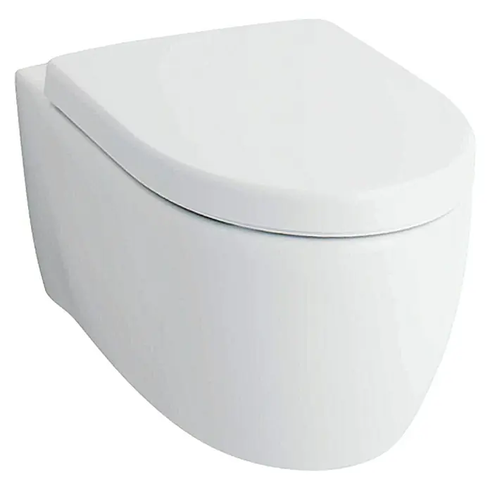 Geberit iCon Komplet zidne WC školjke - Bez ruba, Bez posebne glazure, Oblik ispiranja: Duboko, WC odvod: Vodoravno, Bijele boje