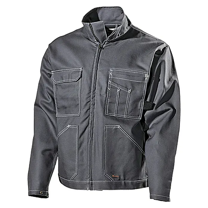 L.Brador Arbeitsjacke 2021 B - S, Grau, Baumwolle