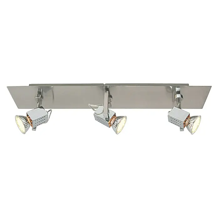 Tween Light Regleta LED Squardona 3 - 9 W, L x An x Al: 50 x 10 x 12,5 cm, Cromo, Blanco cálido - Vista ascendente