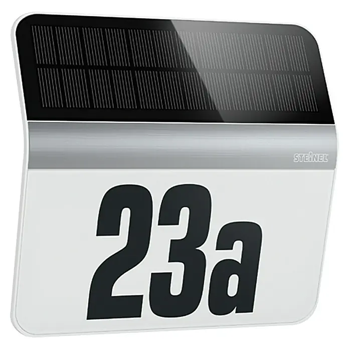 Steinel XSolar Solar-Hausnummer XSolar LH-N - 0,03 W, Kunststoff, IP44, Edelstahl