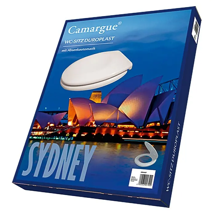 Camargue Sydney WC-Sitz - Mit Absenkautomatik, Duroplast, Weiß
