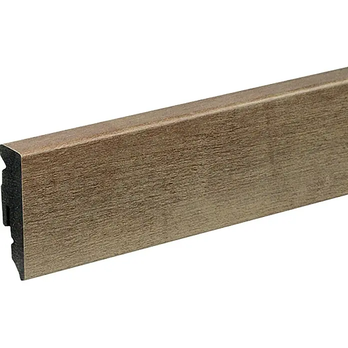 Profiles and more Podna kutna lajsna KU51L Tundra pinija - 2,4 m x 15 mm x 50 mm, Ravni oblik - Pogled s lijeve strane