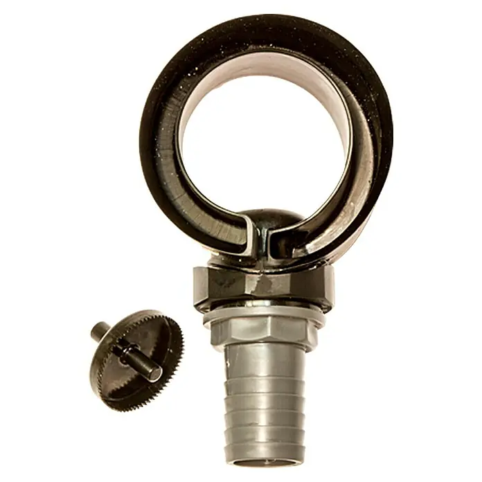 Regensammler EasyFix - Geeignet für: Fallrohre von Ø 80 bis 100 mm, Größe Anschluss: 1″ - Vorderansicht