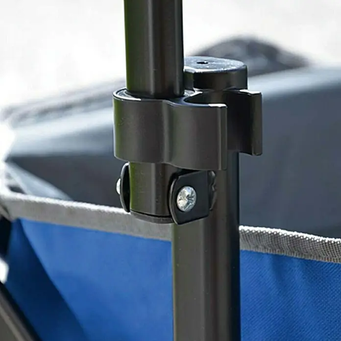Faltbarer Bollerwagen Beach Waggon - 90 x 50 x 60 cm, Belastbarkeit: 75 kg, Faltbar - Vorderansicht