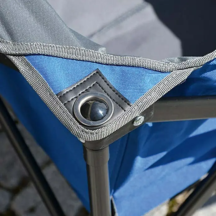 Faltbarer Bollerwagen Beach Waggon - 90 x 50 x 60 cm, Belastbarkeit: 75 kg, Faltbar - Vorderansicht