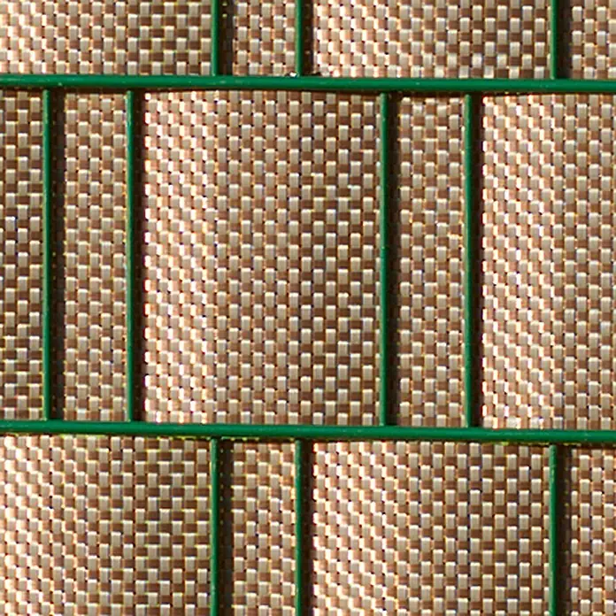 Videx Sichtschutzstreifen - Mocca/Anthrazit, 200 x 19 cm