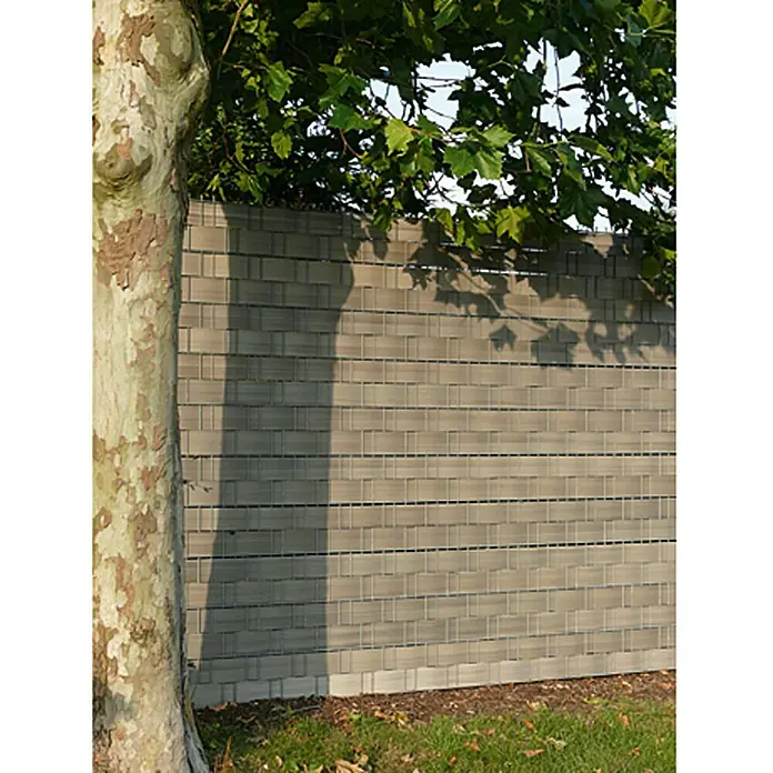 Videx Sichtschutzstreifen - Lärchengrau, 2 Stk., 200 x 9,5 cm