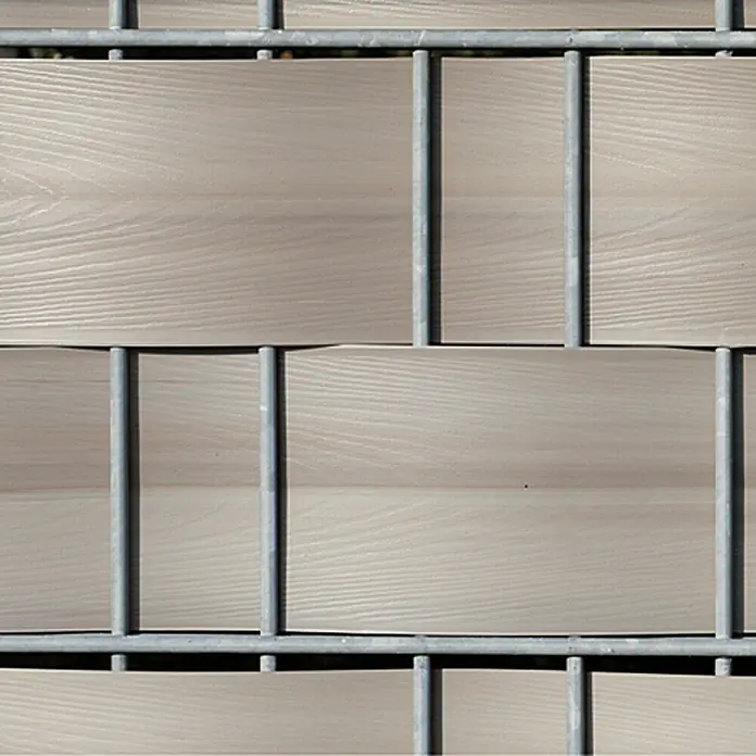 Videx Sichtschutzstreifen - Lärchengrau, 2 Stk., 200 x 9,5 cm