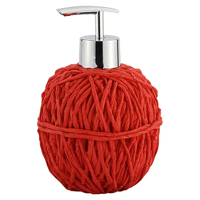 Venus Dispensador de jabón Wollknäuel - Rojo, Poliresina