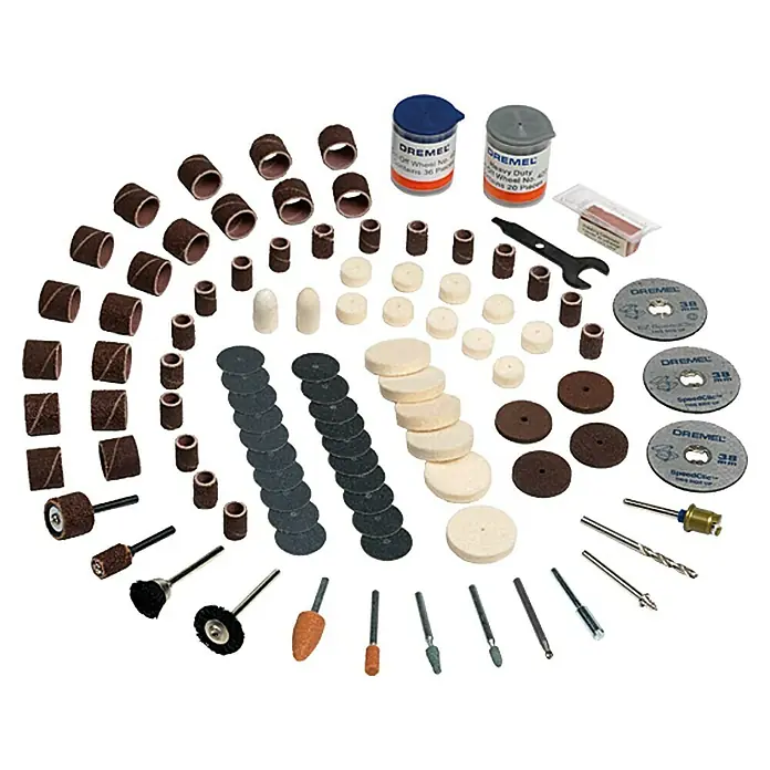 Dremel Zubehör-Set Mod. 724 - 150 -tlg. - Ansicht von oben