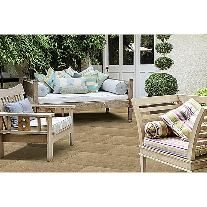 Terrassenfliese Cera 2.0 - 40 x 120 x 2 cm, Kerneiche, Matt