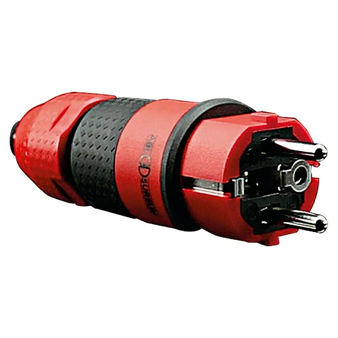 ABL Sursum Utikač za kabel SCHUKOultra Pro - Crveno-crne boje, 250 V, 16 A, IP54