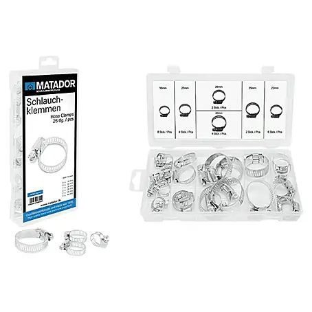 Matador  Schlauchschellen-Set