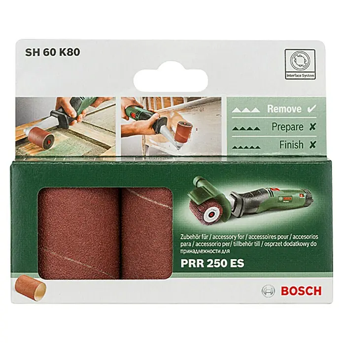Bosch Schleifrolle SH 60 - Körnung: 80, Breite: 60 mm - Vorderansicht