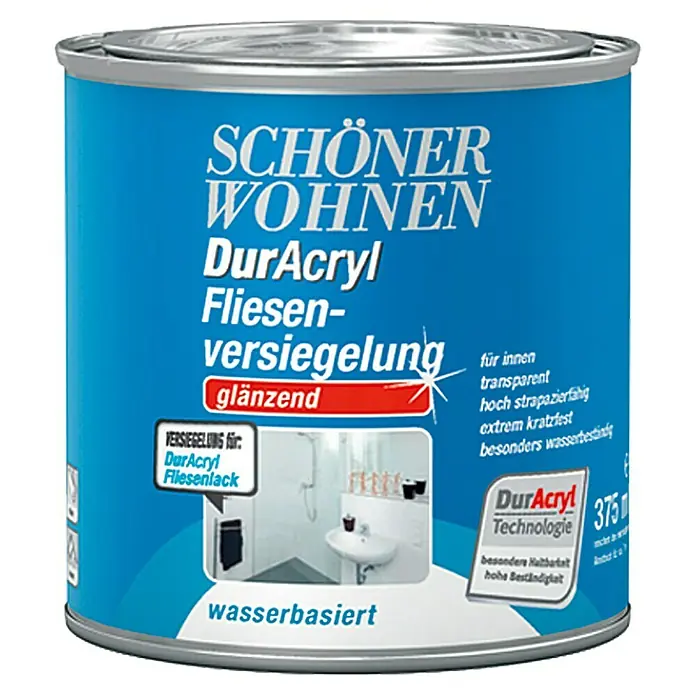 SCHÖNER WOHNEN-Farbe Home Fliesenversiegelung - Farblos, 375 ml, Glänzend - Vorderansicht