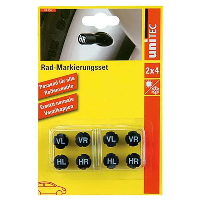 UniTEC Radmarker - 8 Stk.
