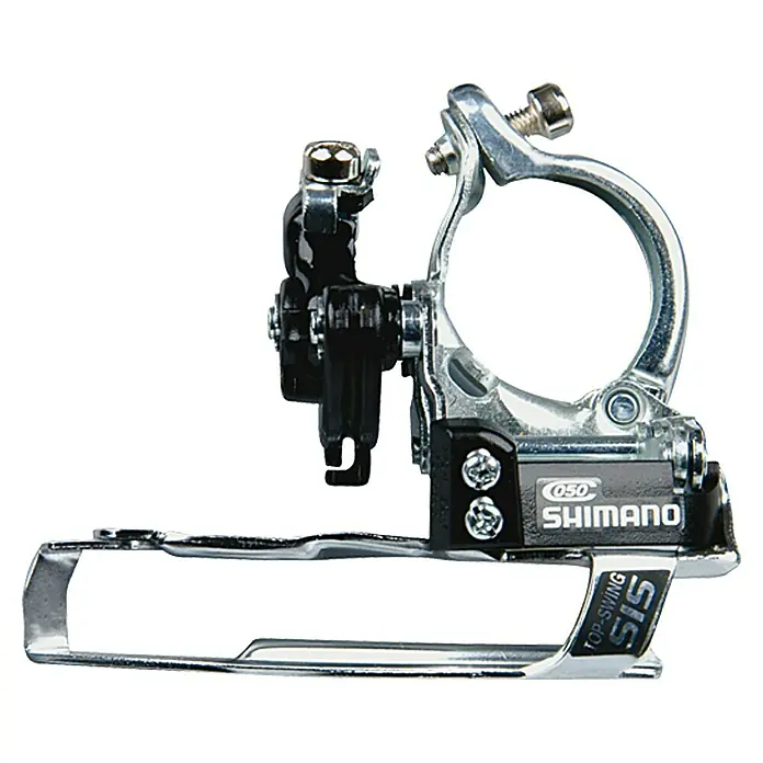 Shimano Voorderailleur Dual Pull - Geschikt voor: Kettingbladen met max. 42 tanden, Framehoek: 66° - 69°