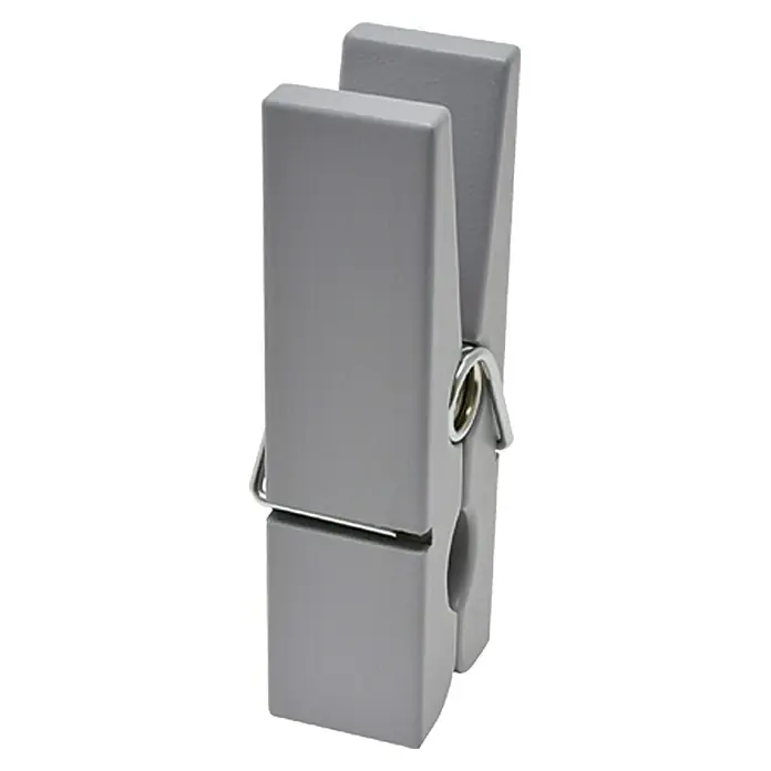 Duraline Megaklammer - 7 x 5 x 20 cm, Grau - Linke Seitenansicht
