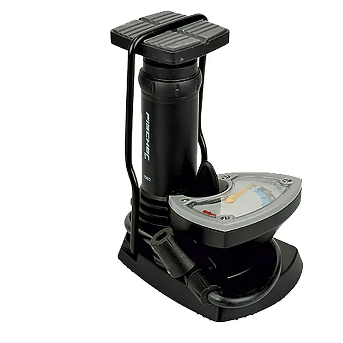 Fischer Fußpumpe Dream - Manometer, Geeignet für: Fahrräder - Vorderansicht