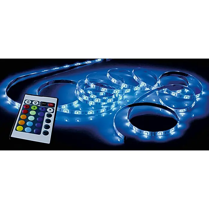 LED-Band - Länge: 3 m, Farbfixierung, RGB, 16 W