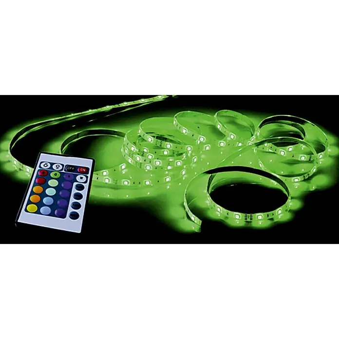 LED-Band - Länge: 3 m, Farbfixierung, RGB, 16 W