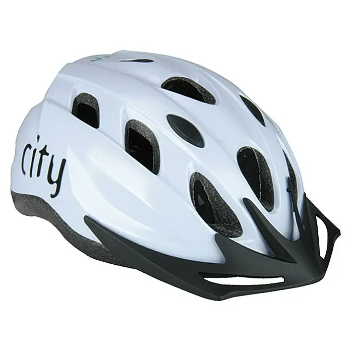 Fischer Kaciga za bicikl City White - S/M 54 - 58 cm - Pogled odozgo