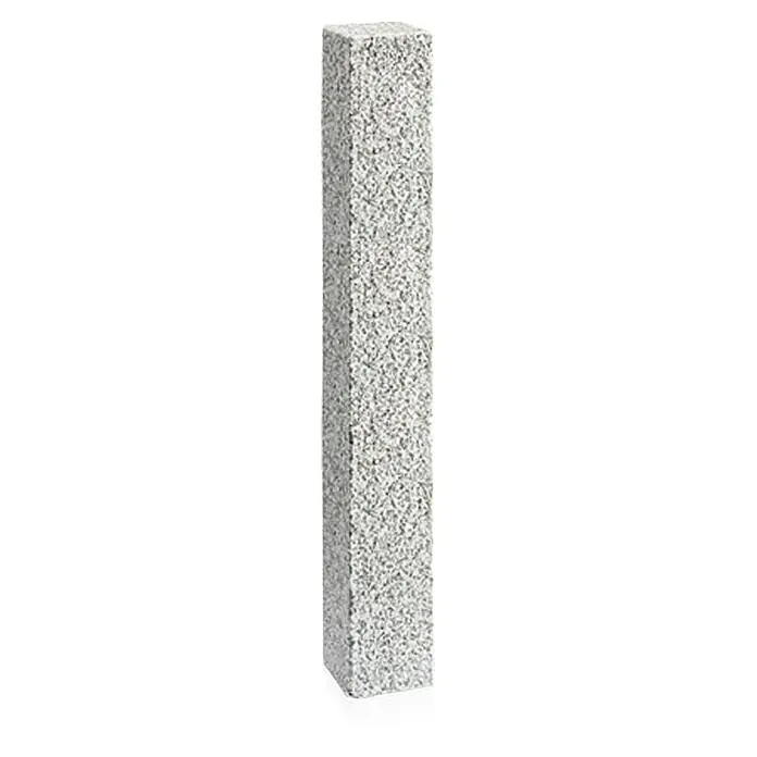 Palisade G 603 - 12 x 12 x 100 cm, Grau, Granit, Geflammt