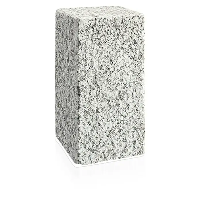 Palisade G 603 - 12 x 12 x 25 cm, Grau, Granit, Geflammt