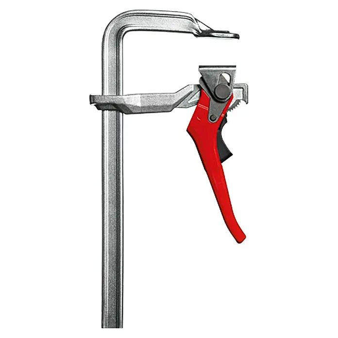 Bessey Hebelzwinge GH20 - Spannweite: 200 mm, Spannkraft: 8.500 N, Ausladung: 100 mm - Vorderansicht