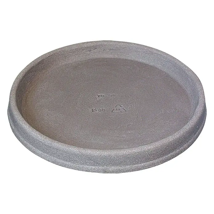 Geli Podložak za teglu za cvijeće - Vanjska dimenzija (ø x V): 26 x 3,5 cm, Plastika, Taupe