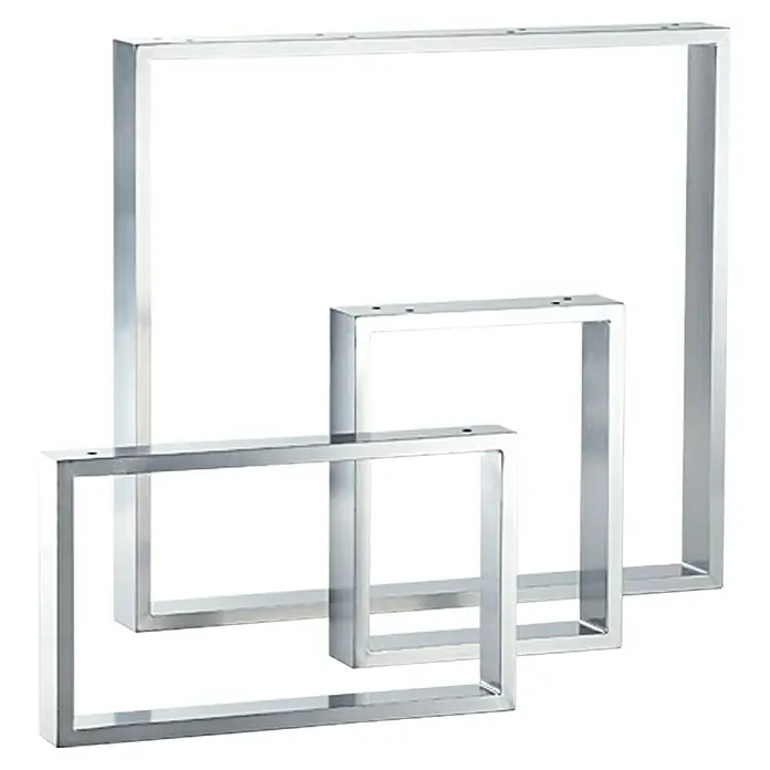Noblewood Pur Iternal Pata de mesa - 550 x 60 x 322 mm, Plateado, 2 ud.