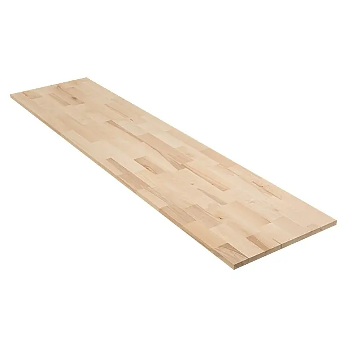 Encimera de madera maciza - Núcleo de haya, 260 x 63 x 2,7 cm