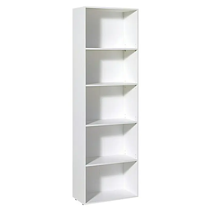 Regalux Regal Trio - 60 x 192 cm, Bijele boje, Nosivost: 5 kg/polica - Pogled s lijeve strane
