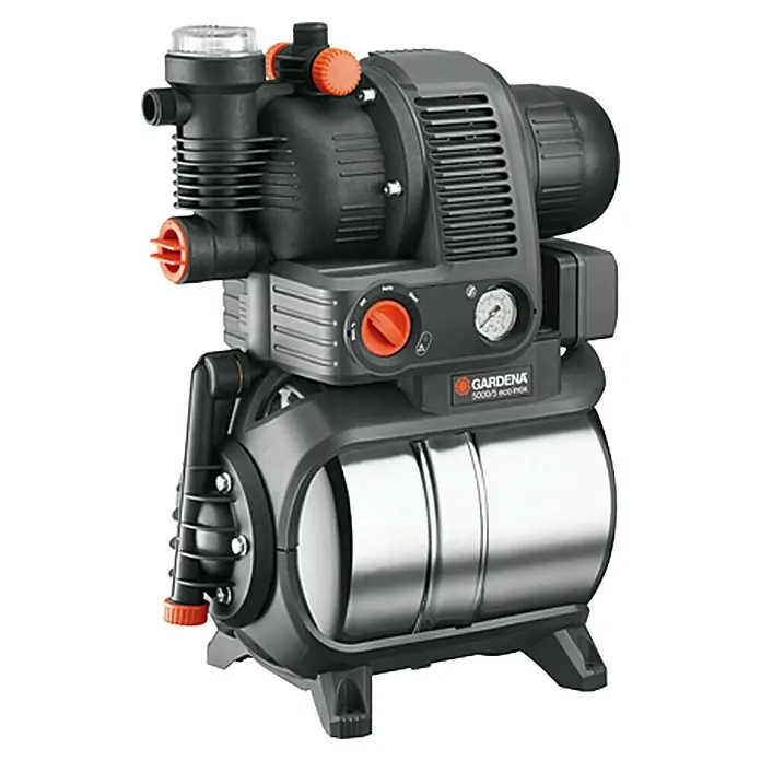 Gardena Premium Kućni automat za vodu 5000/5 eco inox - 1.200 W, Maksimalni protok: 4.500 l/h, Maksimalni tlak: 5 bar