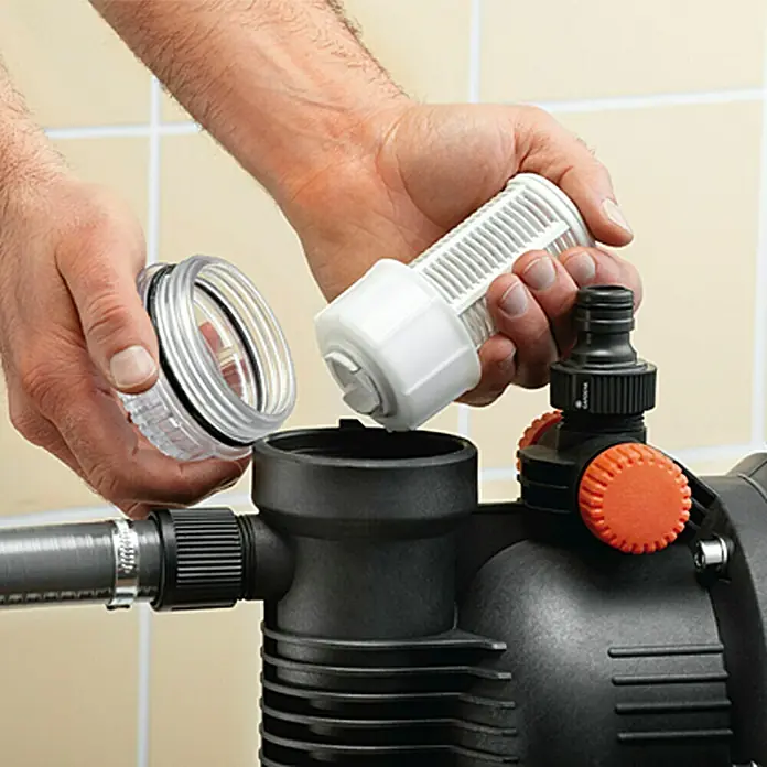 Gardena Premium Kućni automat za vodu 5000/5 eco inox - 1.200 W, Maksimalni protok: 4.500 l/h, Maksimalni tlak: 5 bar - Proizvod u upotrebi