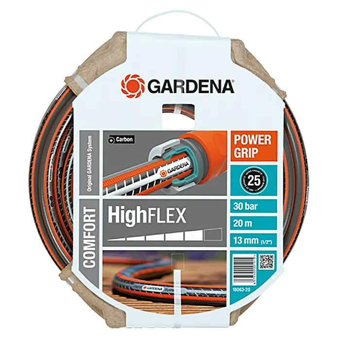 Gardena Crijevo Comfort High Flex - Duljina: 20 m, Promjer crijeva: 13 mm (½″), Tlak prskanja: 30 bar