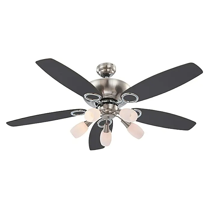 Globo Deckenventilator Jerry - 130 cm, Buche/Graphit, Max. Leistung: 200 W
