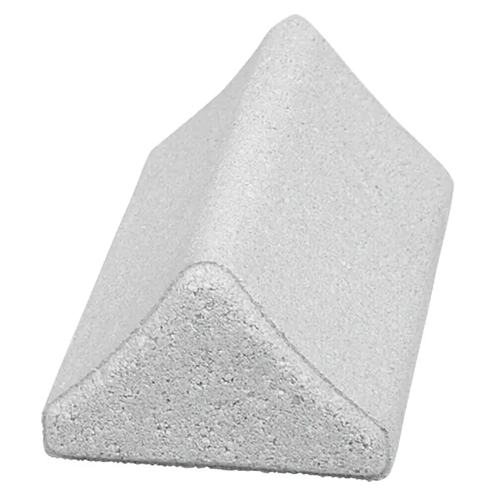 Zaustavljač automobila - Bijele boje, 25 x 14,8 x 10 cm, Beton