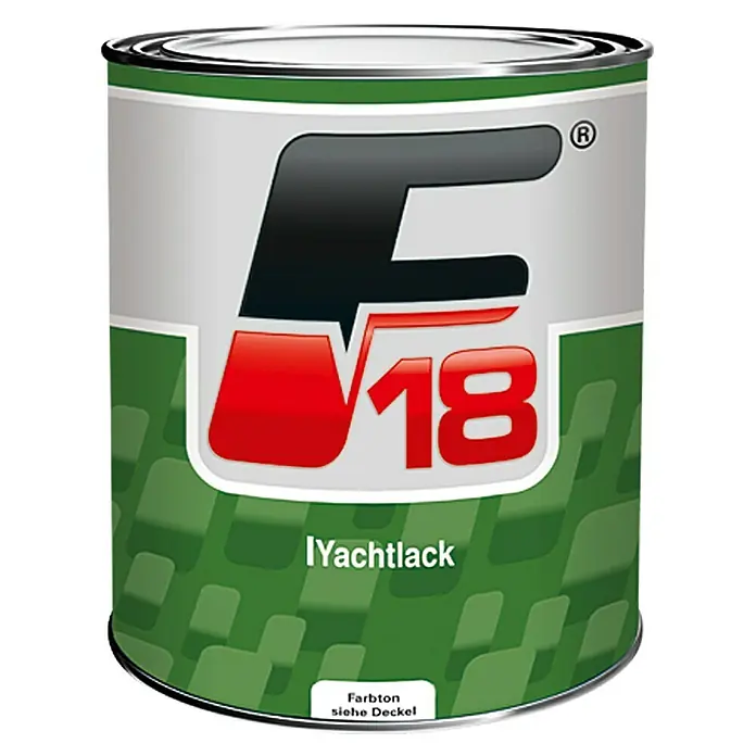 F18 Yachtlack - Weiß, Hochglänzend, 750 ml