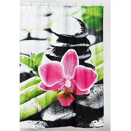 Venus  Douchegordijn, textiel Orchidee