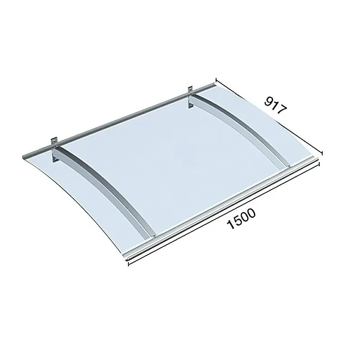 Solid Elements Nadstrešnica Purist - 1.500 x 917 mm