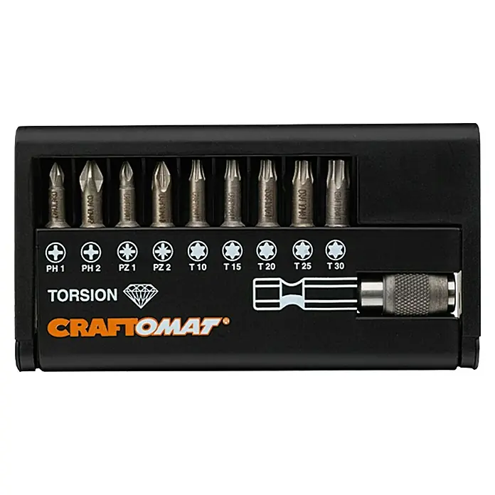 Craftomat Komplet bit nastavaka Diamant - 10 -dij., Premazano dijamantom
