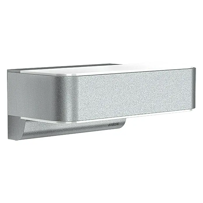 Steinel LED-Außenwandleuchte L 810 iHF Up-/Downlight - 9,8 W, 8,8 x 23 x 14,5 cm, Silber, IP44