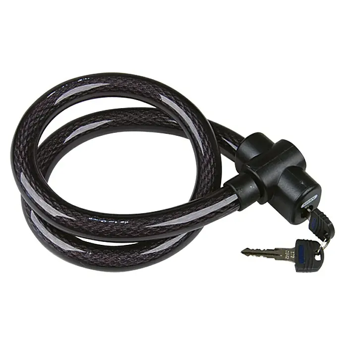 Abus Seilschloss 8700/85 Champ - Länge: 85 cm, Durchmesser: 20 mm - Ansicht von oben