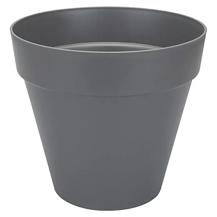 Elho Loft Urban Pflanztopf Loft Urban - Außenmaß (Ø x H): 29 x 26 cm, Kunststoff, Anthrazit - Vorderansicht