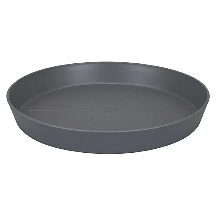Elho Loft Urban Podložak za teglu za cvijeće Loft Urban - Vanjska dimenzija (ø x V): 24 x 3 cm, Plastika, Antracit - Pogled sprijeda