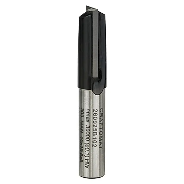 Craftomat Nutfräser - 10 mm, Durchmesser Schaft: 8 mm - Vorderansicht