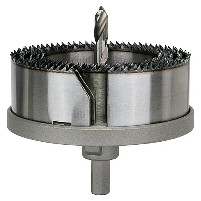 Craftomat Set kruna za izradu rupa - 68 mm - 100 mm, Čelik, Dubina reza: maks. 31 mm - Pogled sprijeda