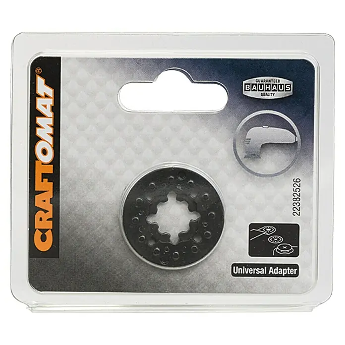 Craftomat Universal-Adapter - Passend für: Fein, Craftsman - Vorderansicht